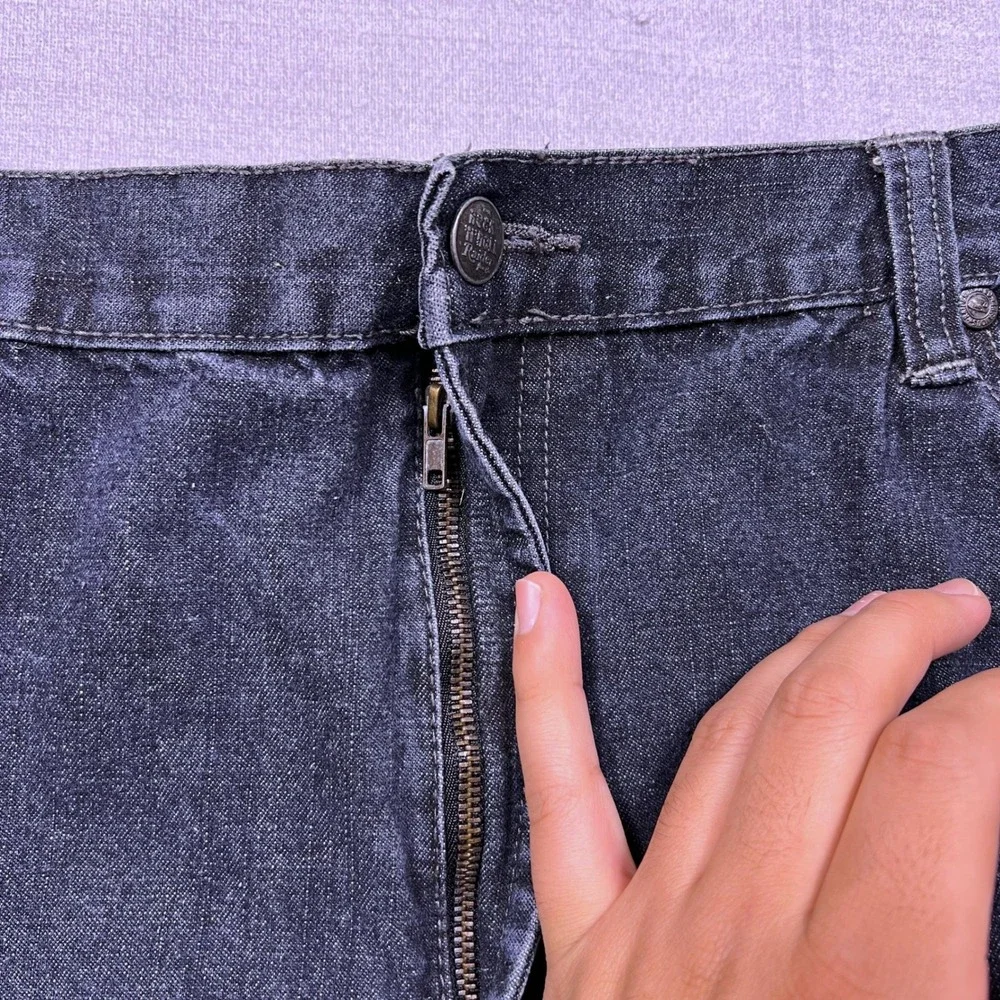 Raider Jean Co‎ Mens Dark Wash Straight Leg Denim Jeans Size 44